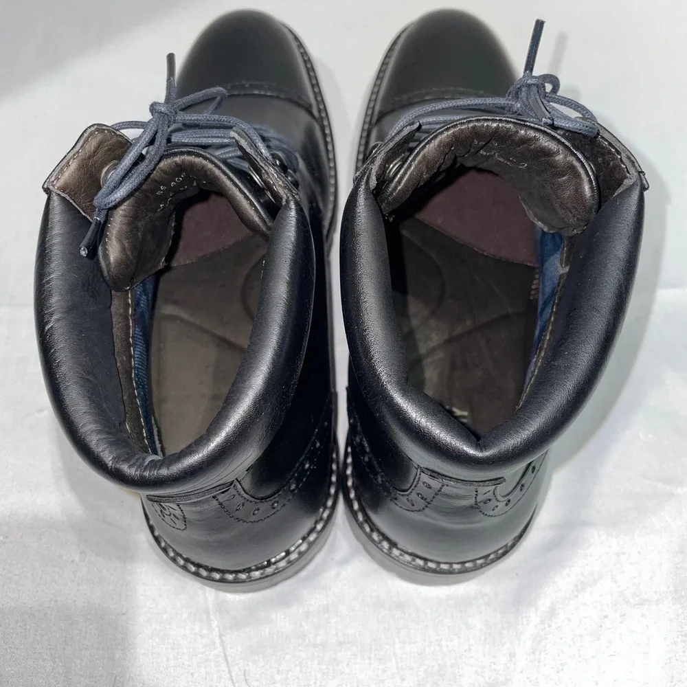 Johnston‎ & Murphy Men's Garrison Brogue Cap Toe Boots Size 9 M 59-4057
